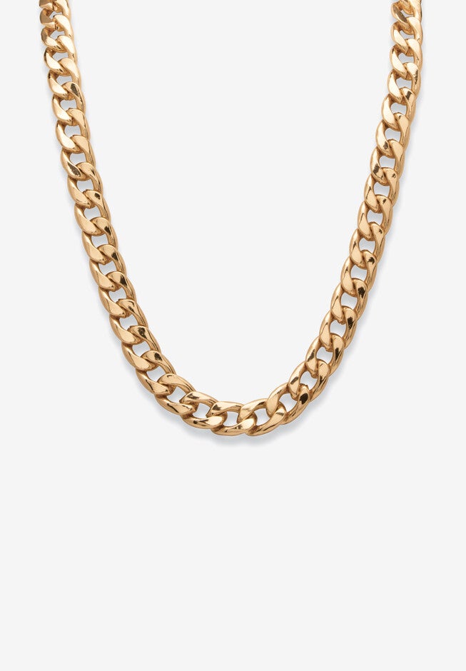 30 inches Curb-Link Necklace , GOLD TONE, hi-res image number null