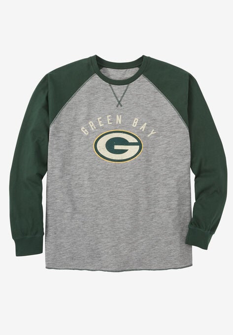 NFL® Raglan-Sleeve Tee, GREEN BAY PACKERS, hi-res image number null