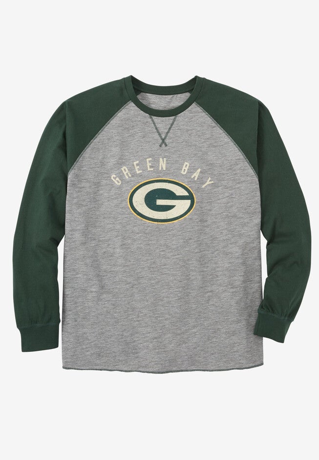NFL® Raglan-Sleeve Tee, GREEN BAY PACKERS, hi-res image number 0