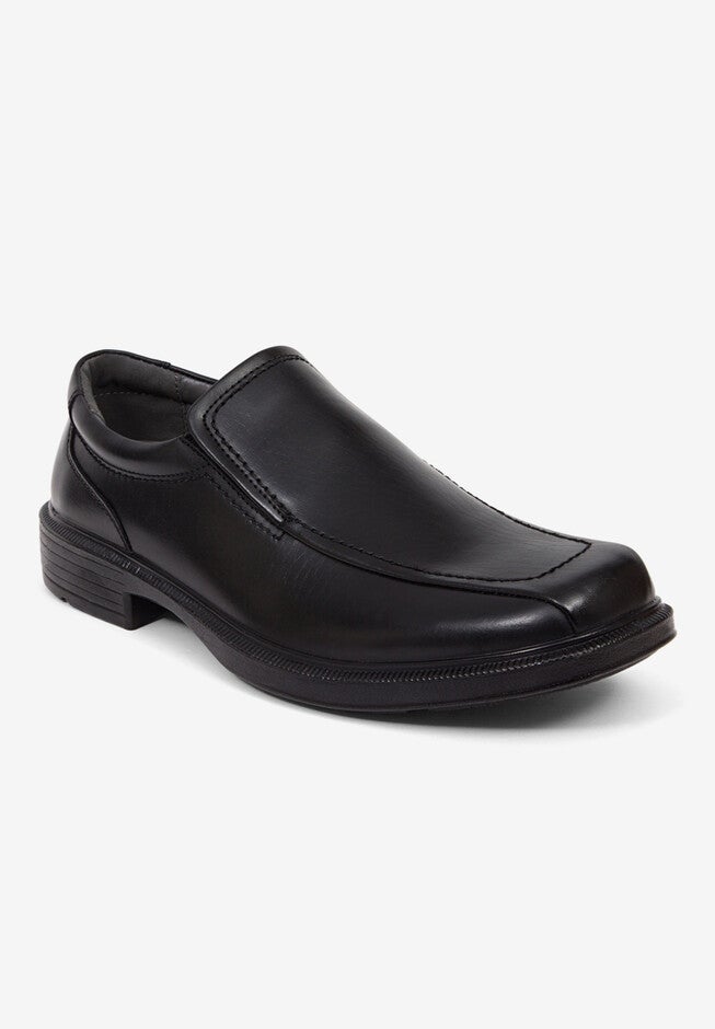 Deer Stags Green Point Slip-on Dress Shoes, BLACK, hi-res image number null
