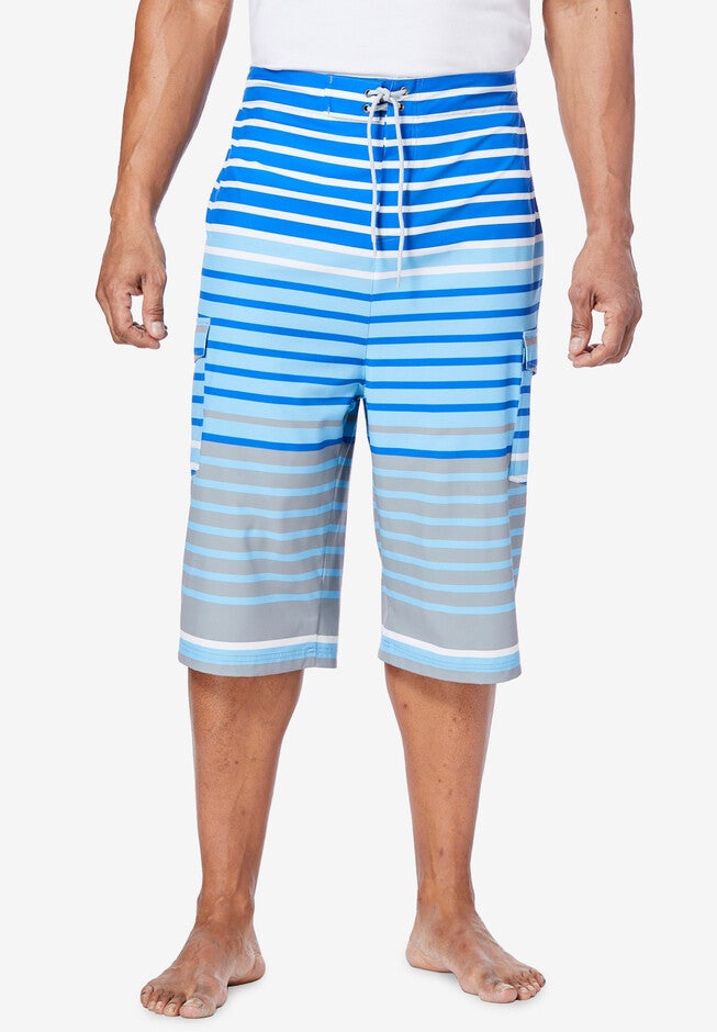 Flex Jam 12 inches Board Short, GREY STRIPE, hi-res image number null