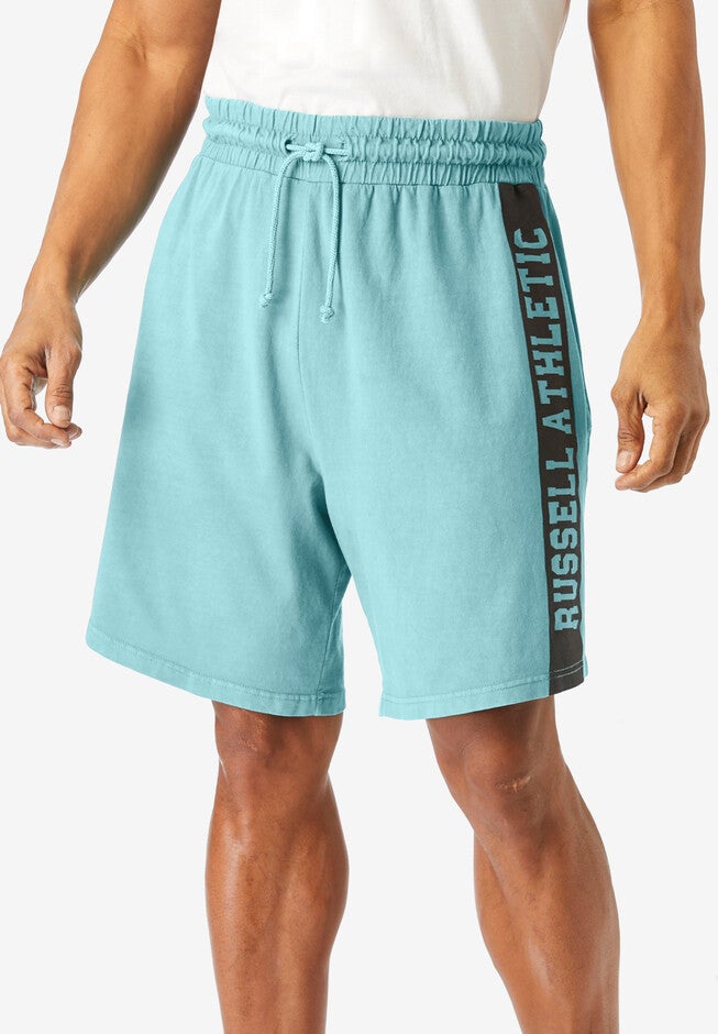 Russel® Worn-In Cotton Short, AQUA TONIC, hi-res image number null