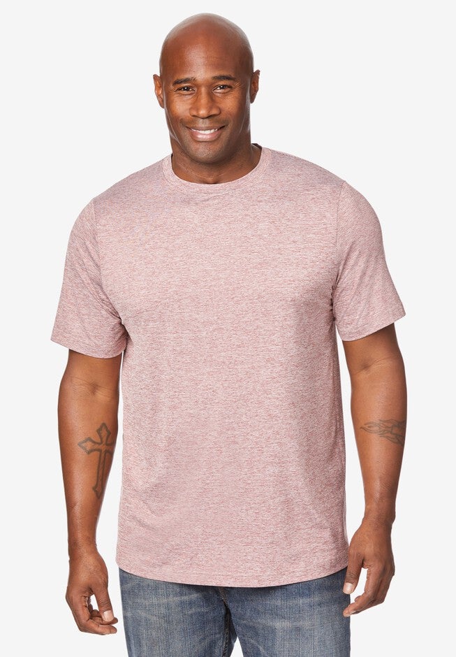 Ultra-soft tee, RICH BURGUNDY MARL, hi-res image number null