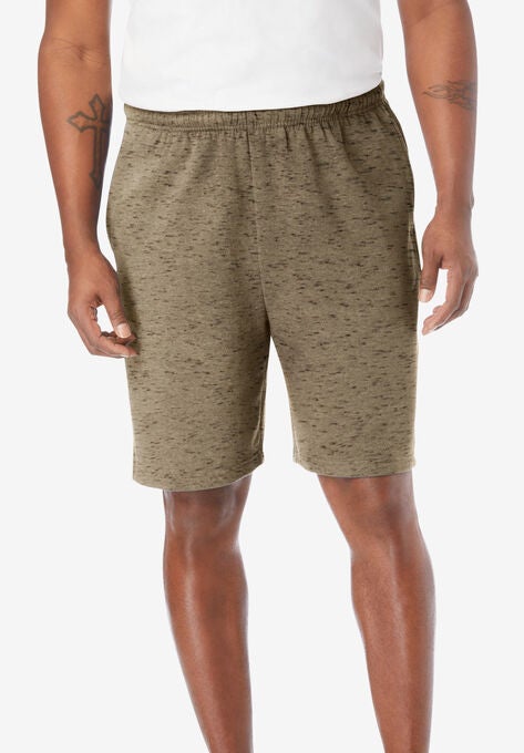 Comfort Fleece Shorts, HEATHER BEIGE, hi-res image number null