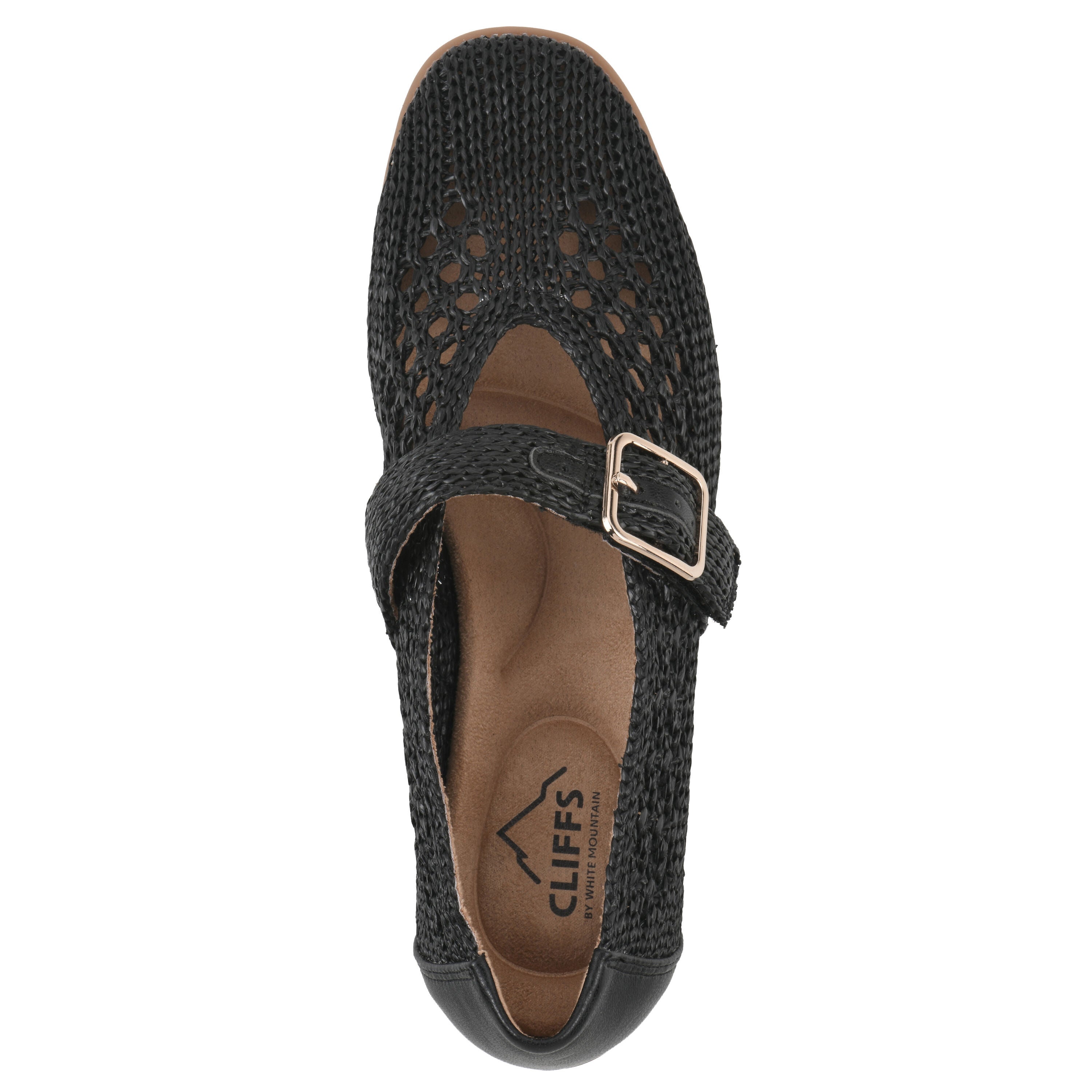 Cordette Mary Jane Flat, BLACK FABRIC, alternate image number 4