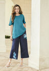 Lace-Sleeve Tee, , alternate image number null