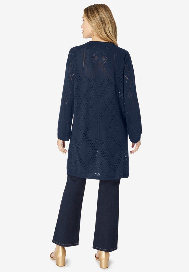 Tie-Front Cardigan, , on-hover image number null