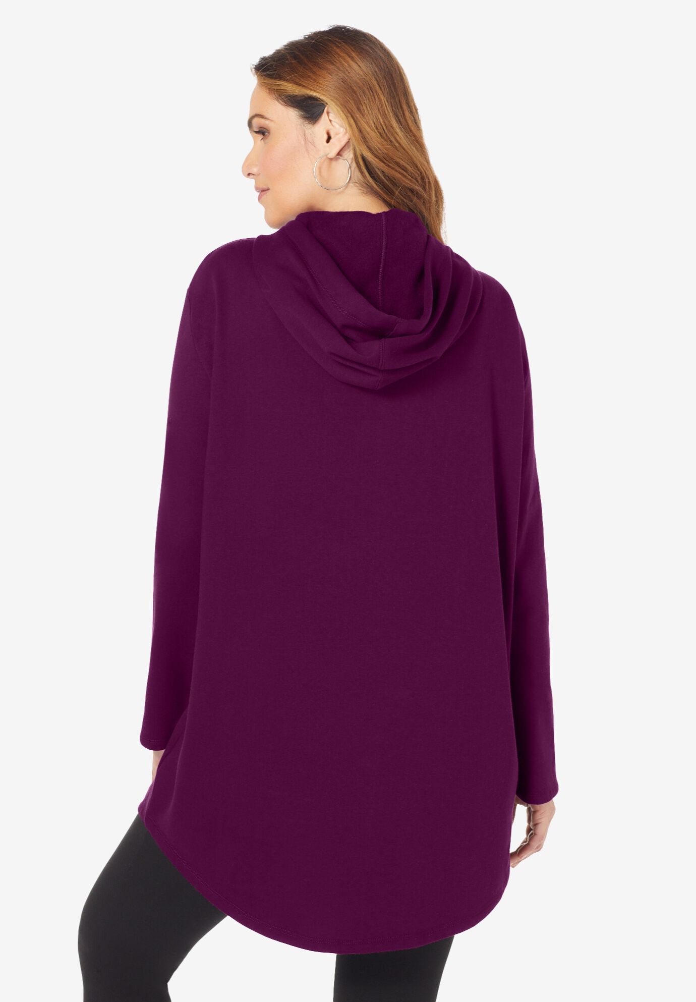 fleece zip sweater