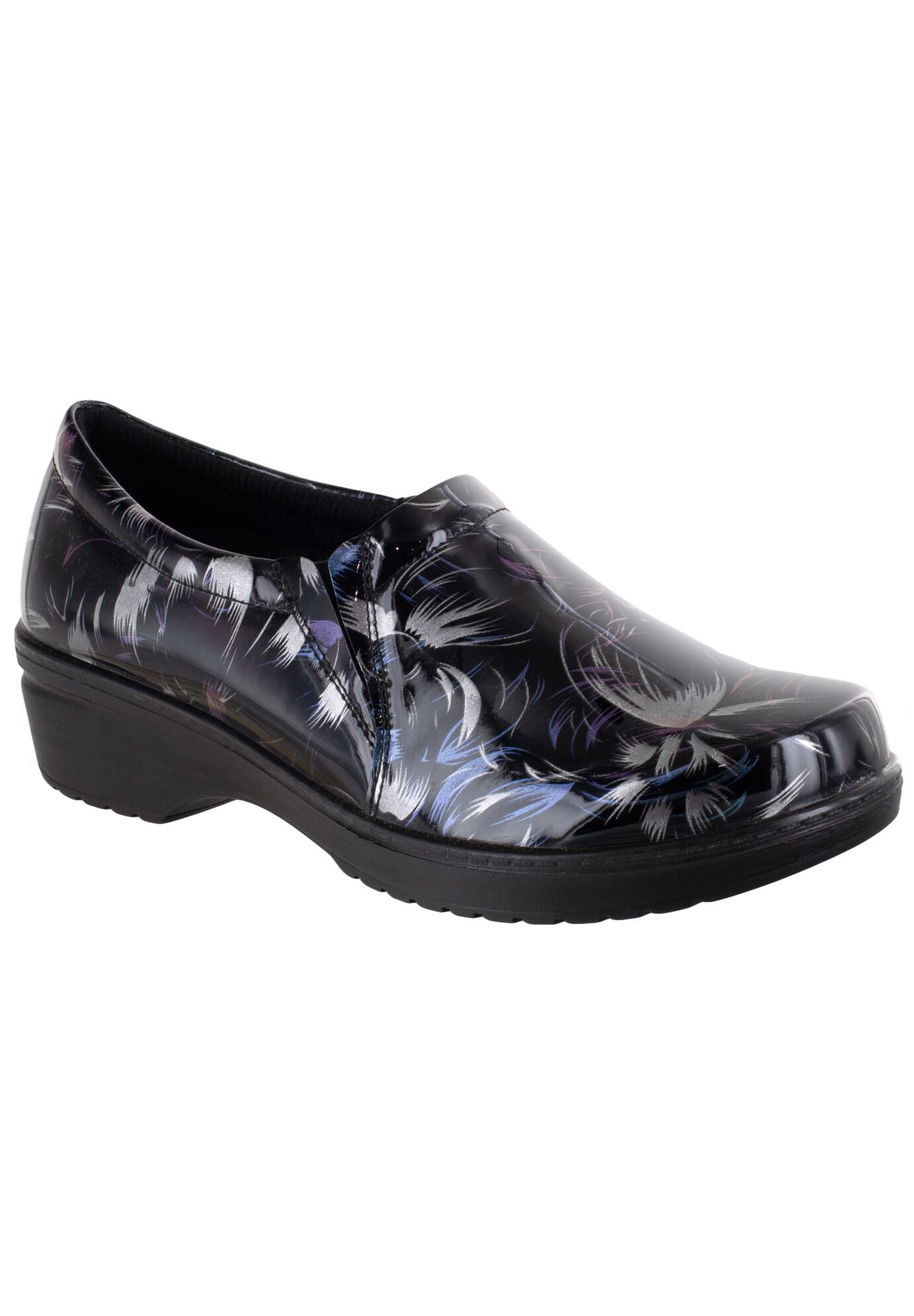 Tiffany Flats , BLACK SILVER PATENT, hi-res image number 0