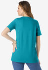 Slit V-Neck Ultimate Tee, , on-hover image number null