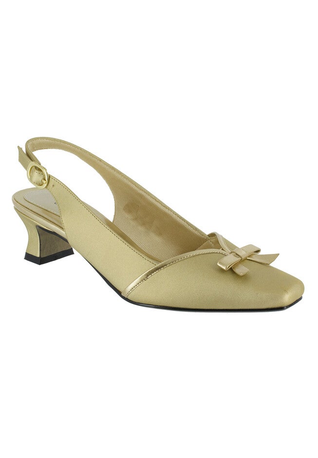 Incredible Slingback Pump by Easy Street®, GOLD, hi-res image number 0