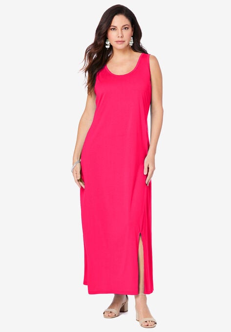 Breezy Knit Maxi Dress, PINK BURST, hi-res image number null