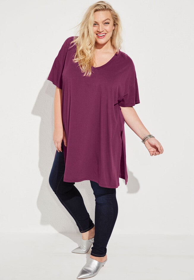 V-Neck Ultimate Tunic, , alternate image number null