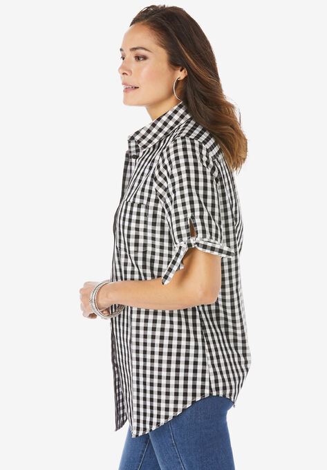 French Check Big Shirt, , alternate image number null
