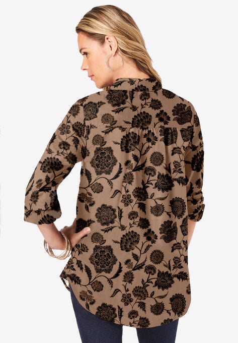 Long-Sleeve Kate Big Shirt, , alternate image number null