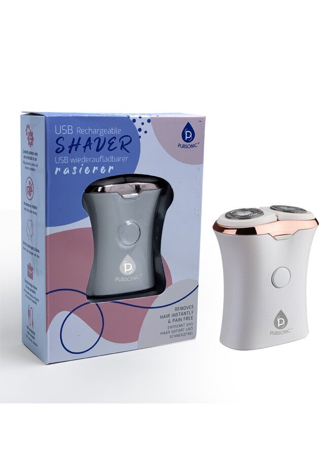 Usb Rechargeable Ladies Shaver, WHITE, hi-res image number 0