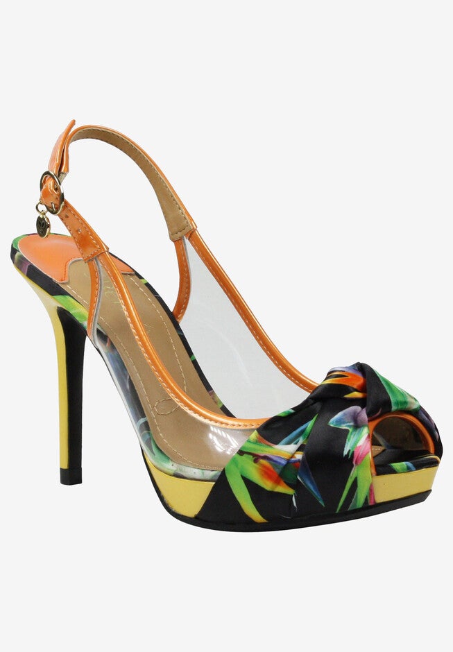 Ophira Pump , CLEAR YELLOW ORANGE, hi-res image number null