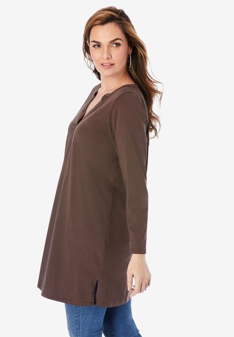 Y-Neck Ultimate Tunic, , alternate image number null