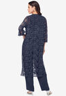 Three-Piece Lace Duster & Pant Suit, , on-hover image number null