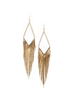 Metallic Fringe Earring, , alternate image number null