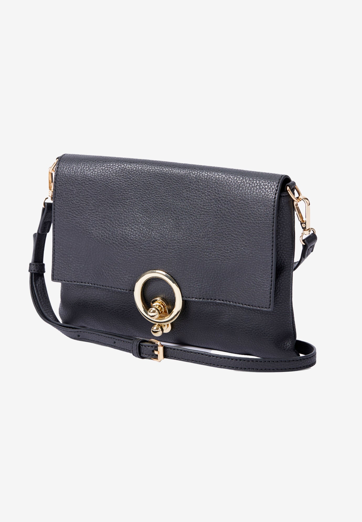 Gold Ring Crossbody Handbag, , alternate image number 2