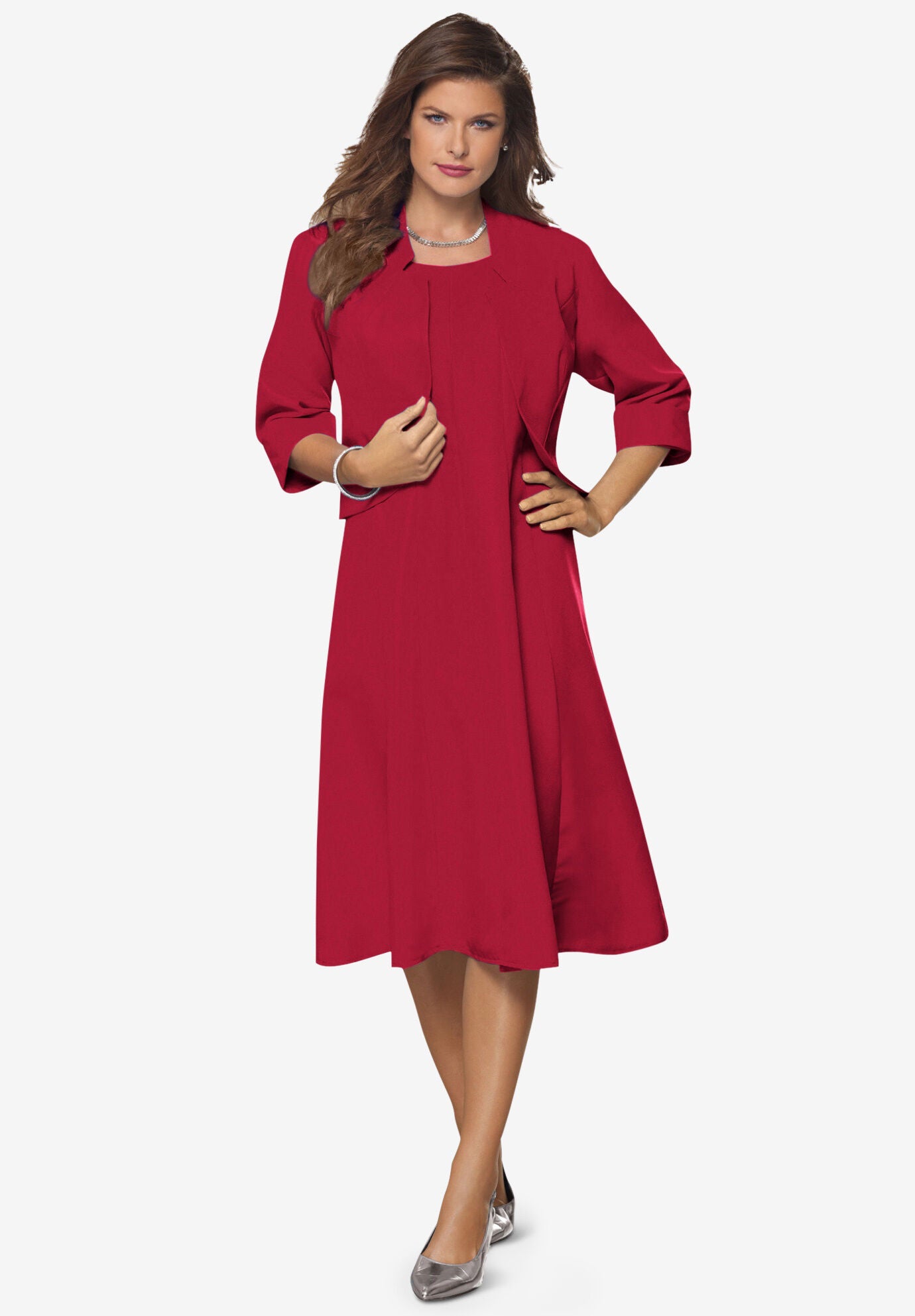 fit and flare coat dress
