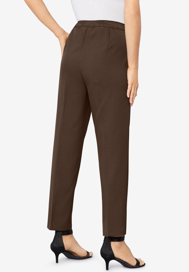 Ankle-Length Bend Over® Pant, CHOCOLATE, hi-res image number 0