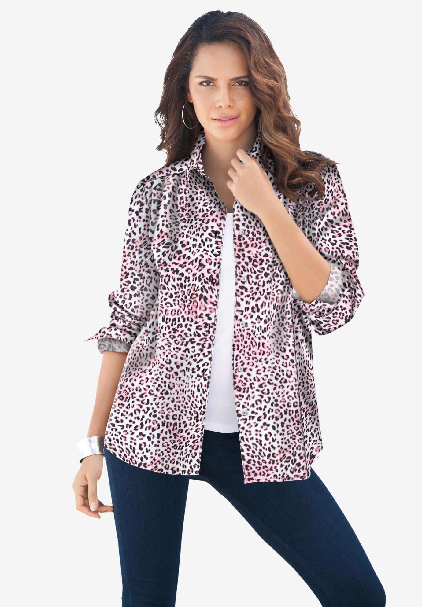 Jessica London Womens Plus Size Side-Tie Tee