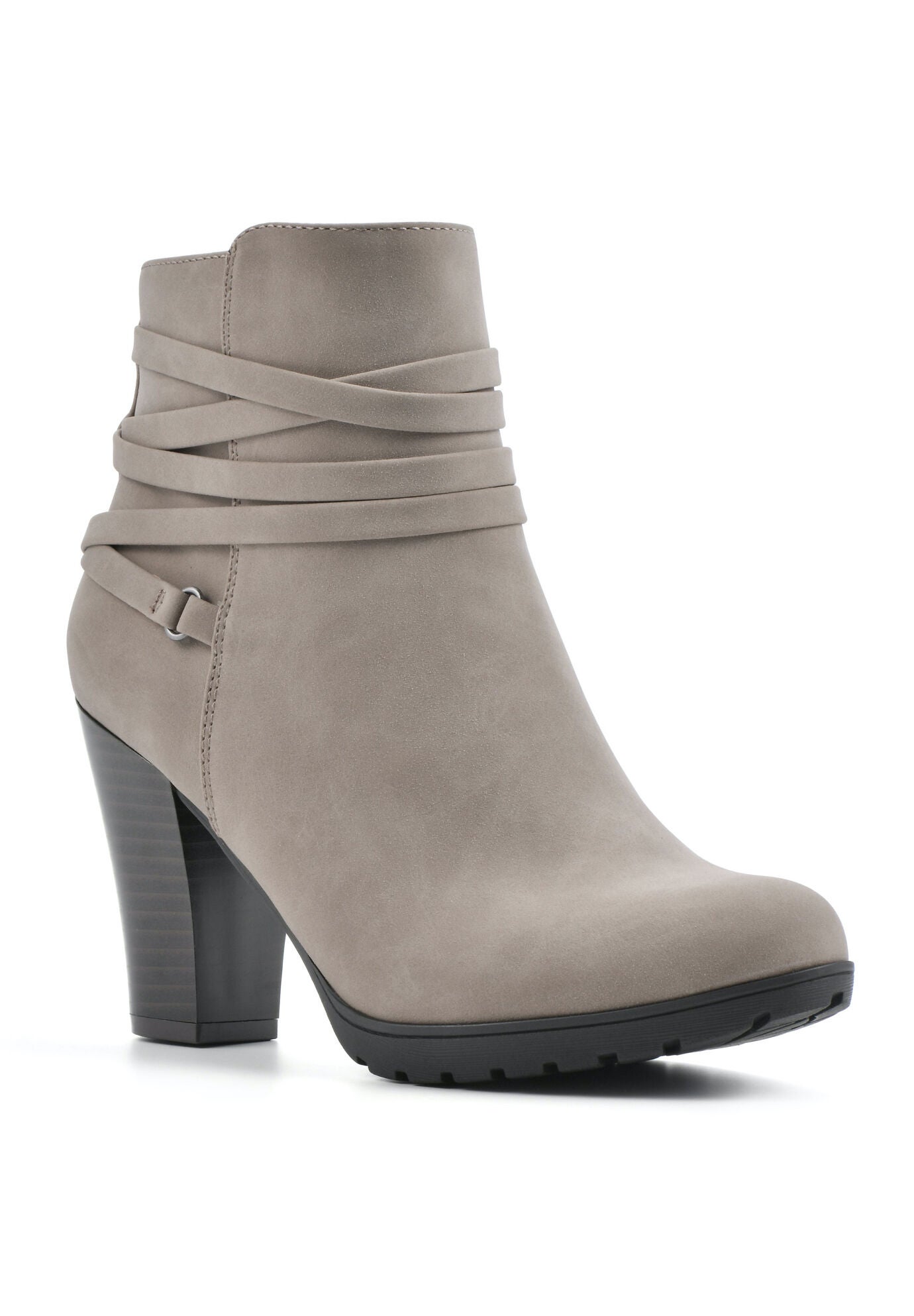 White Mountain Spade Ankle Bootie, TAUPE SUEDE SMOOTH, hi-res image number 0
