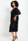 Off-The-Shoulder Sequin Dress, , alternate image number null