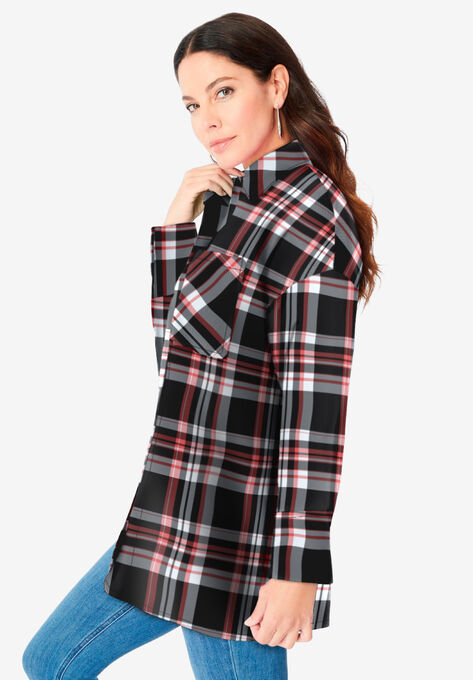 Flannel Tunic, , alternate image number null