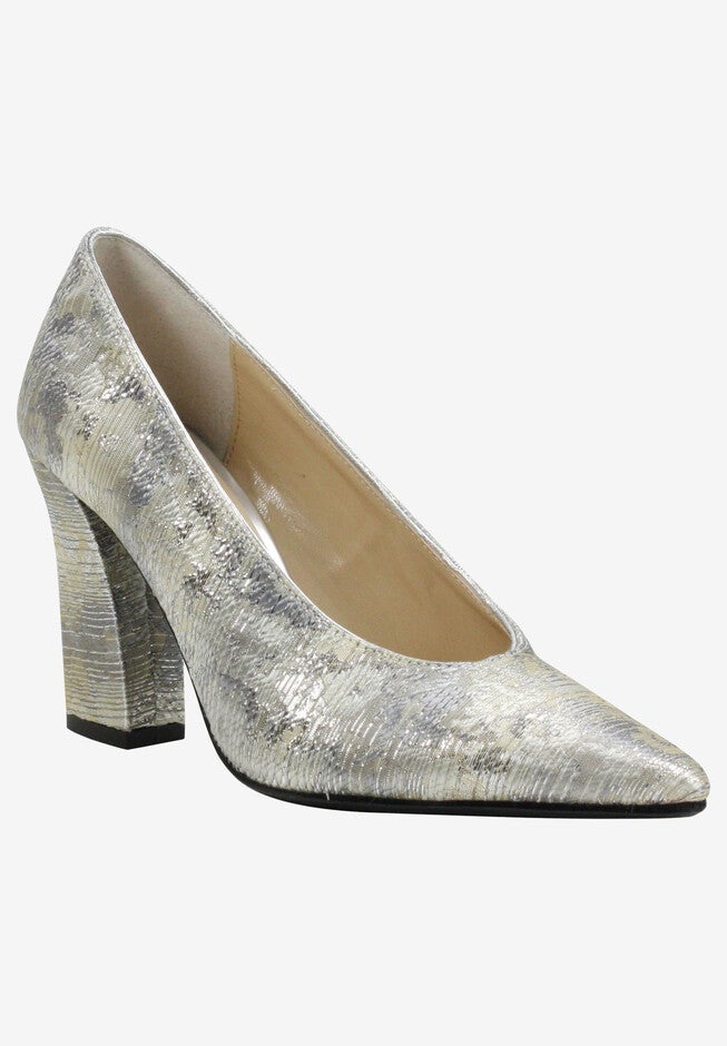Madisson Pump by J. Renee®, BEIGE GRAY SILVER, hi-res image number null