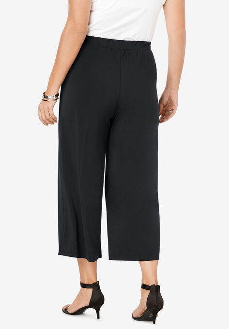 Ultrasmooth® Fabric Wide-Leg Crop Pant, , on-hover image number null