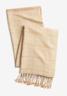 Long Scarf, SOFT CAMEL WINDOWPANE, hi-res image number null