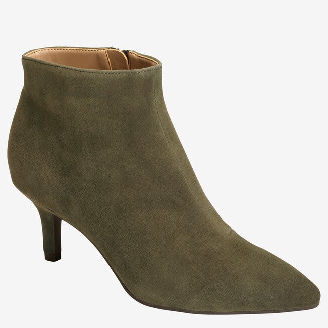 Epigram Bootie , DARK GREEN SUEDE, hi-res image number 0