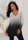 Fine Gauge Ombré Sweater, , alternate image number null
