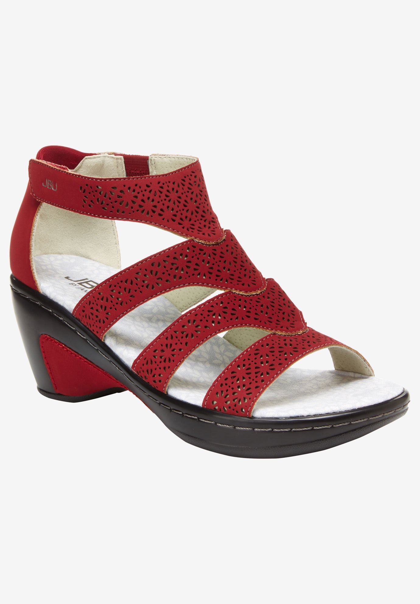 Bianca Sandal by JBU by Jambu&reg;, RED, hi-res image number 0