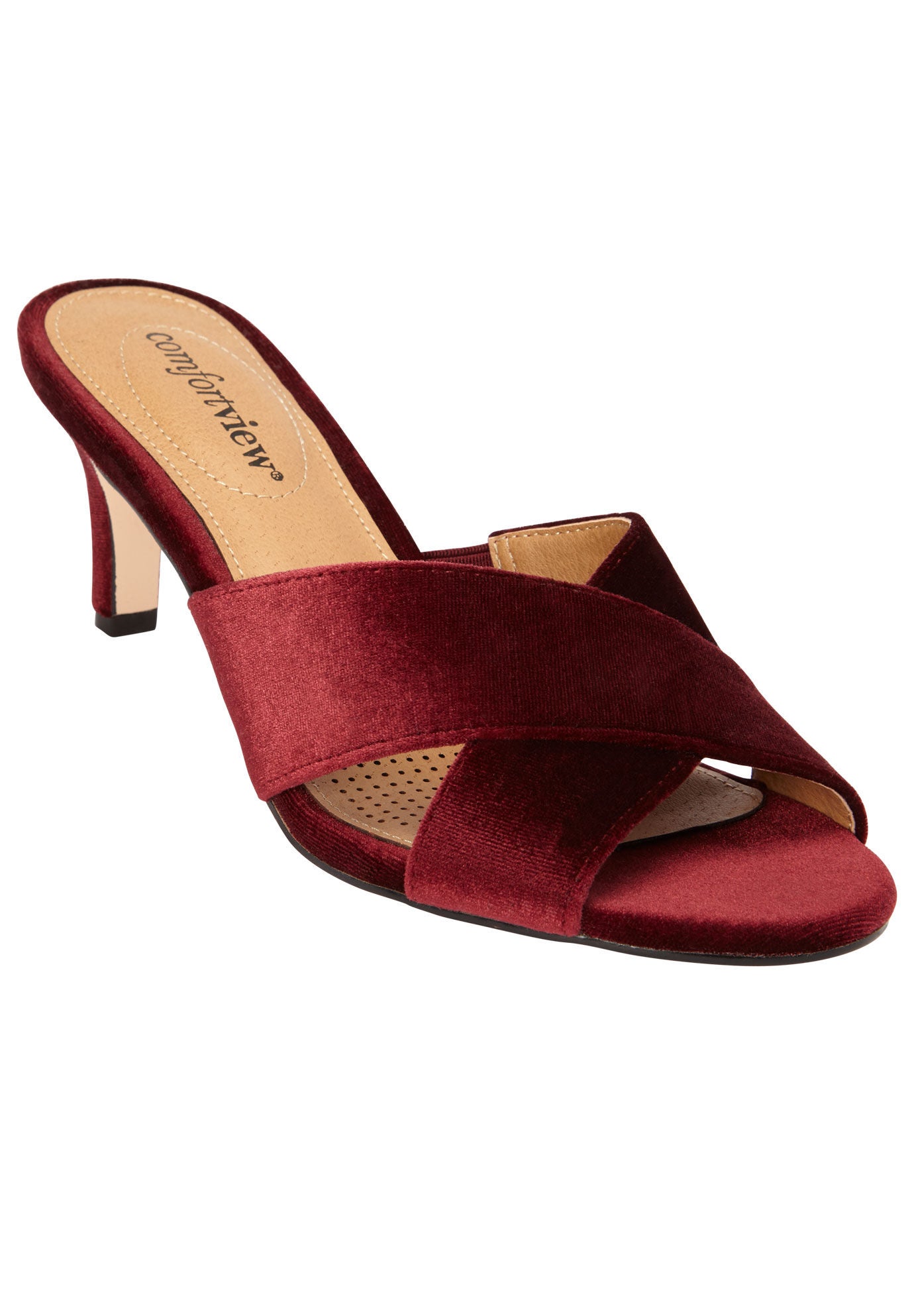 wide width mules for women