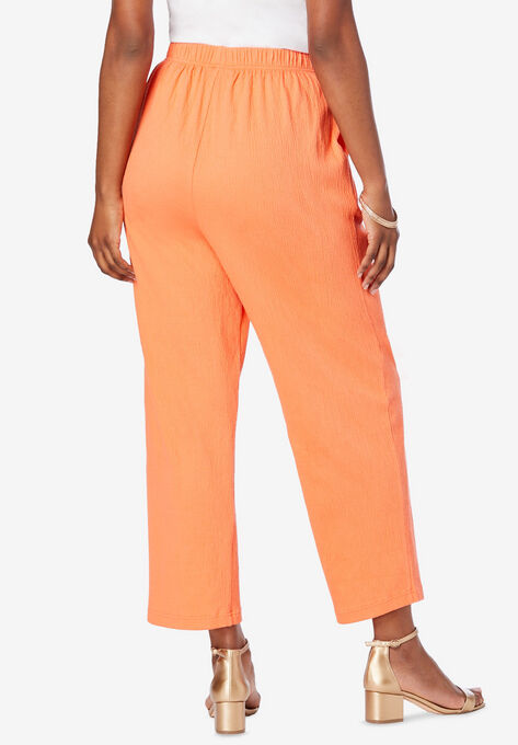 Crinkle-Knit Gauze Pant, , on-hover image number null