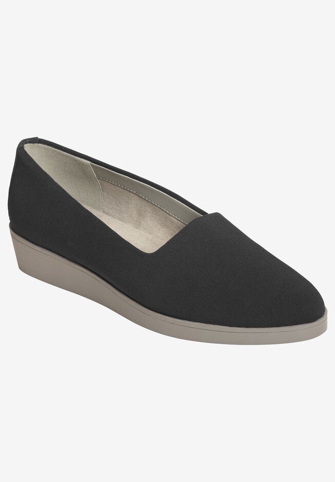 Leverage Slip-On by A2 by Aerosoles®, BLACK FABRIC, hi-res image number null