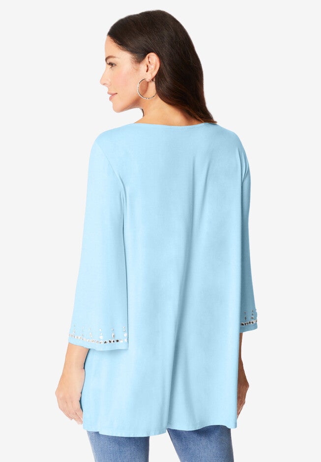 Diamante Boatneck Tee., , on-hover image number 1