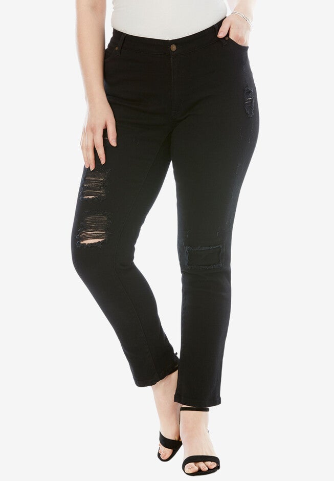 Distressed Jean with Invisible Stretch®, , alternate image number 2