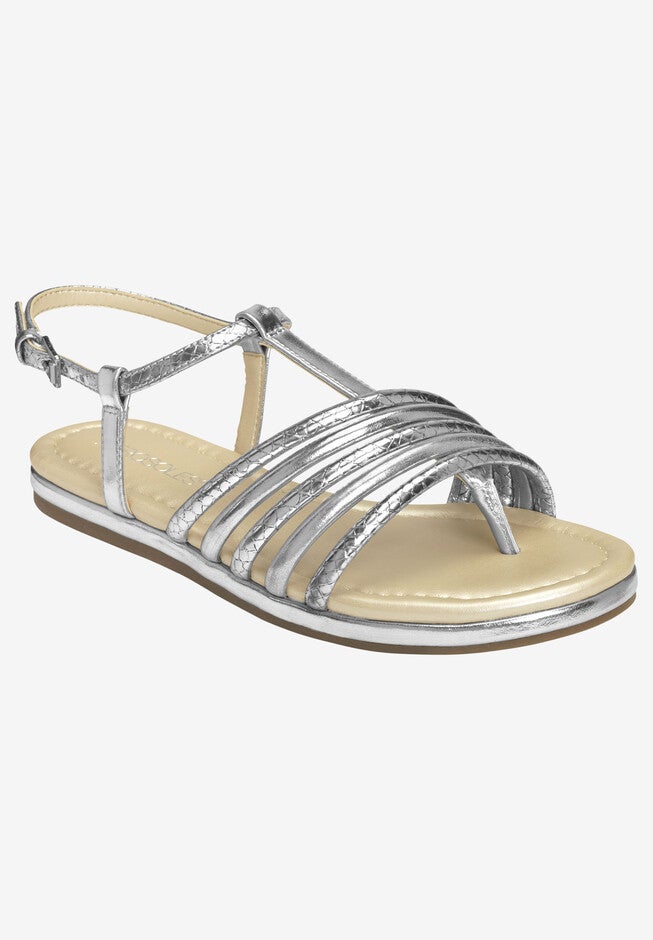 Droplet Sandal , SILVER COMBO, hi-res image number null