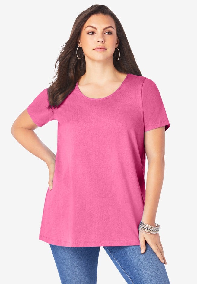 Strappy Back Ultimate Tee, VINTAGE ROSE, hi-res image number 0