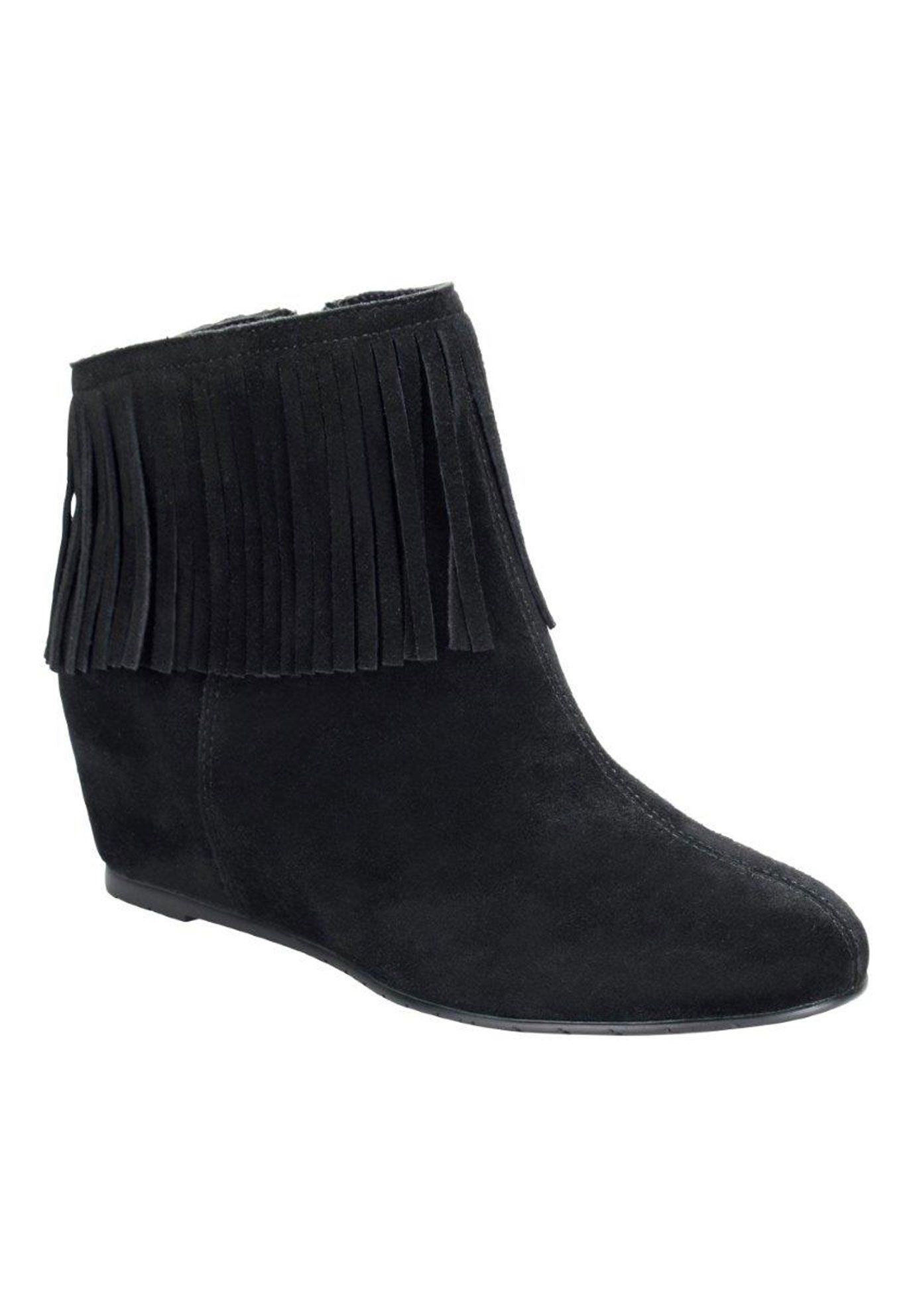 Riverton Booties by Comfortiva&reg;, BLACK, hi-res image number 0