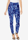 Ankle-Length Performance Legging, NAVY MARBLE PRINT, hi-res image number null