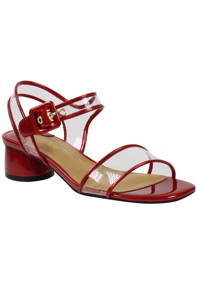 Florencio Sandals , RED PATENT CLEAR, hi-res image number 0