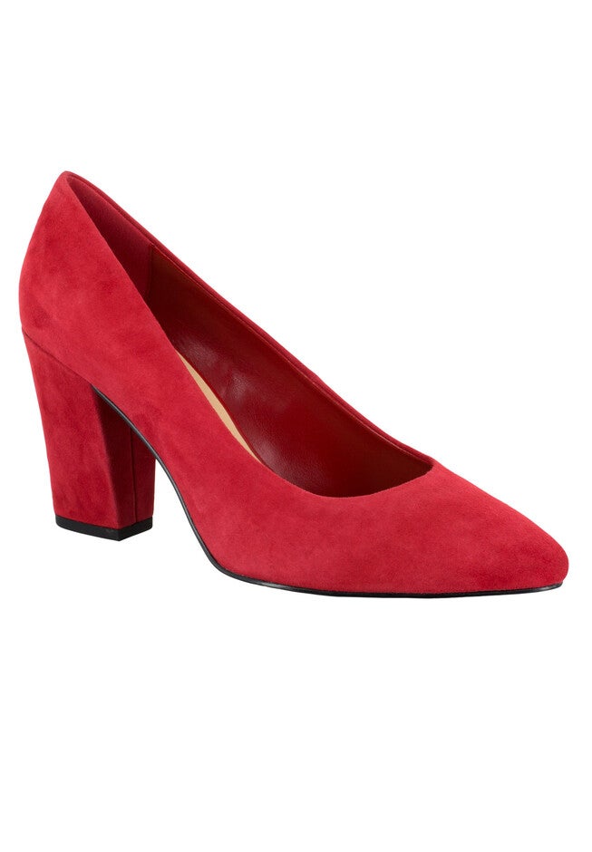 Gigi Pumps by Bella Vita®, RED KID SUEDE, hi-res image number 0