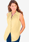 Sleeveless Kate Big Shirt, BANANA, hi-res image number null