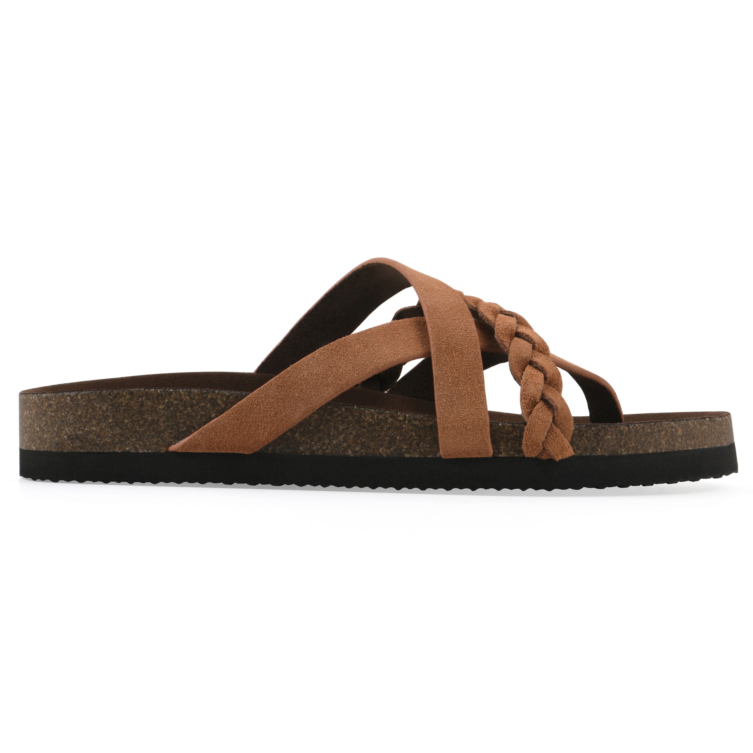 Halogen Footbeds Sandal, PEACH COBBLER SUEDE, alternate image number 2